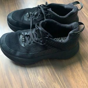 Hoka all black shoes